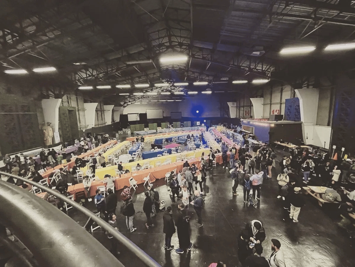 ETH San Franciscoの会場を見下ろした風景